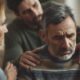a man struggles with addiction as his family offers empathy and support