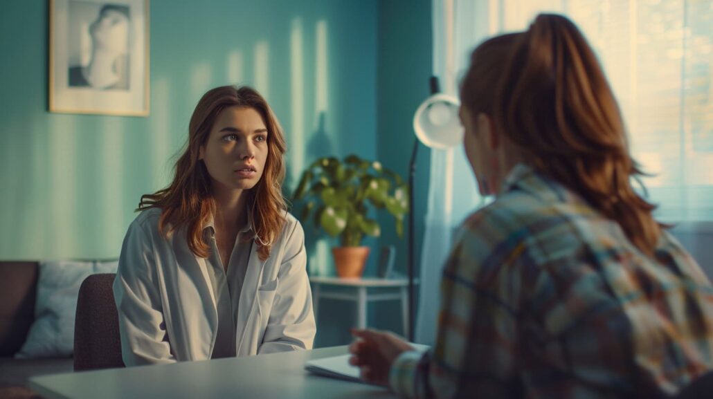 Codeine Rehab in New Jersey: Recovery Programs 3 doctor discusses codeine addiction treatment with patient